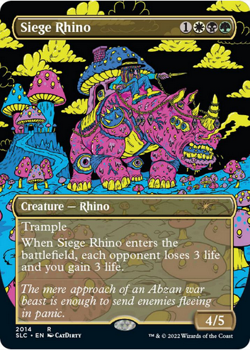 Siege Rhino [#2014 Borderless] (SLC-R-FOIL)