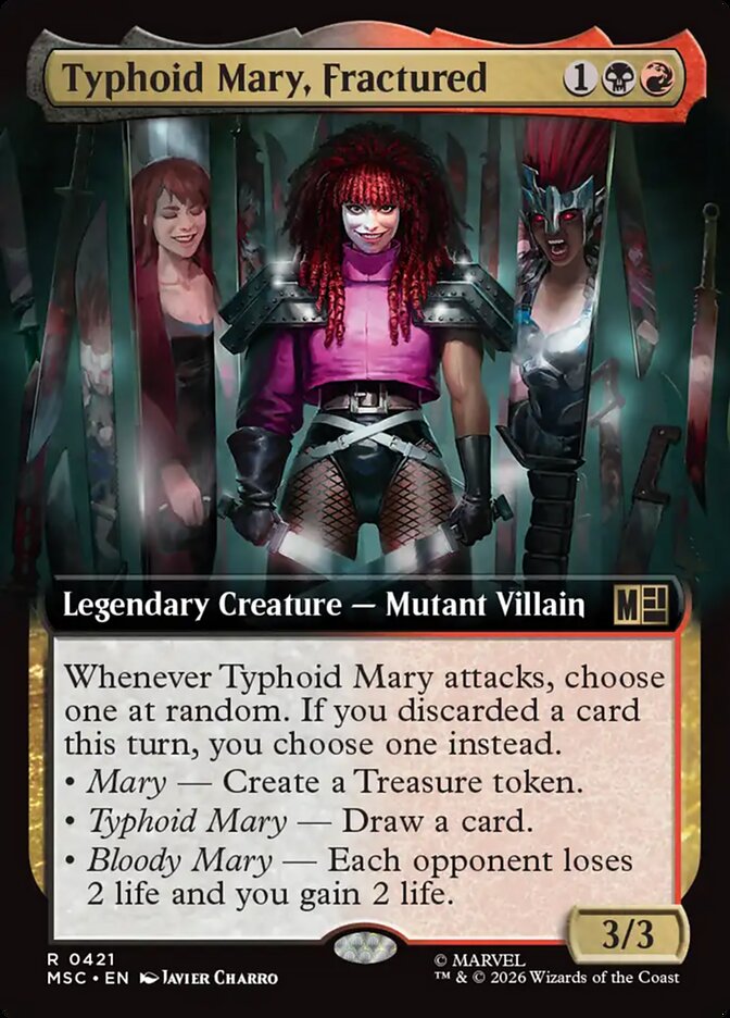 Typhoid Mary, Fractured [ #0421 Extended Art ] (MSC-R)