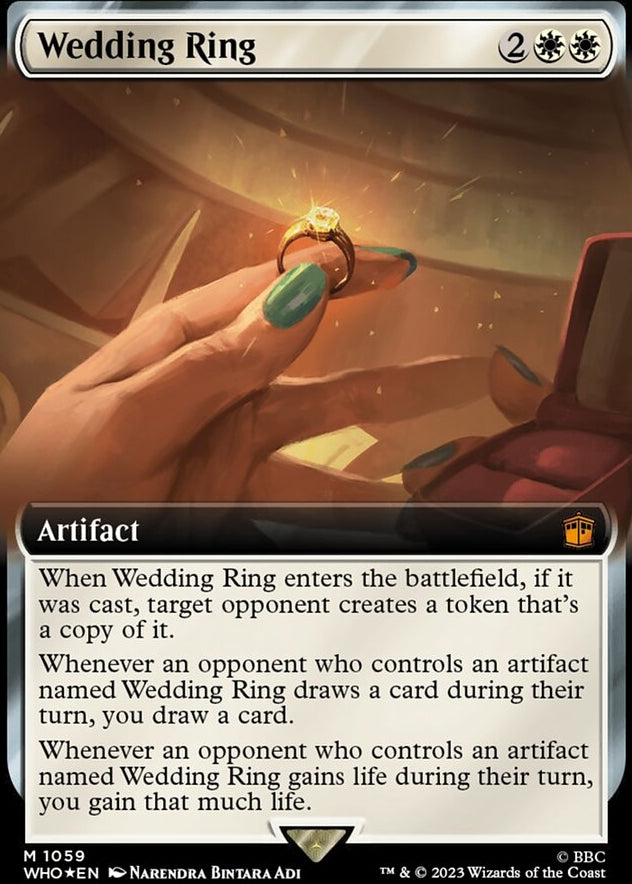 Wedding Ring [#1059 Surge Foil Extended Art Reprint] (WHO-M)