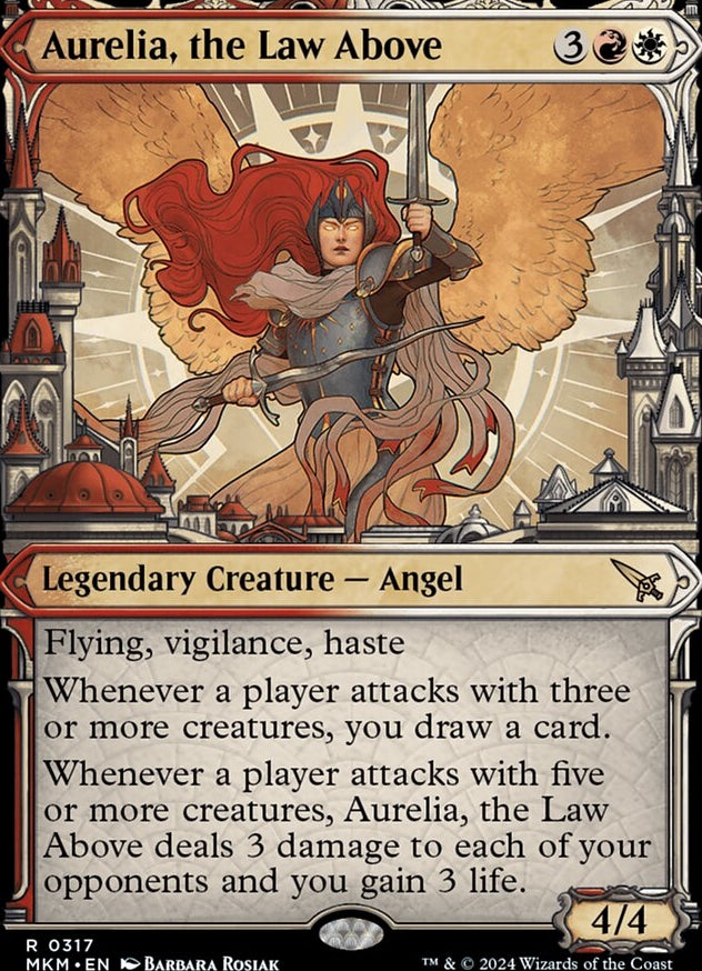 Aurelia, the Law Above [#0317 Ravnica City Showcase] (MKM-R)