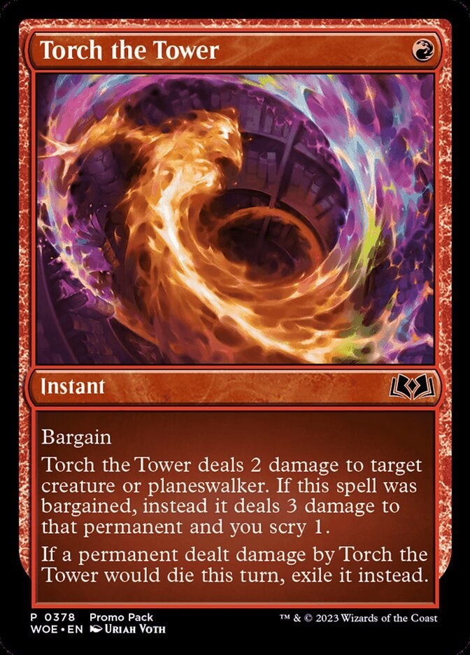Torch the Tower [#0378 FNM Style] (WOE-C)