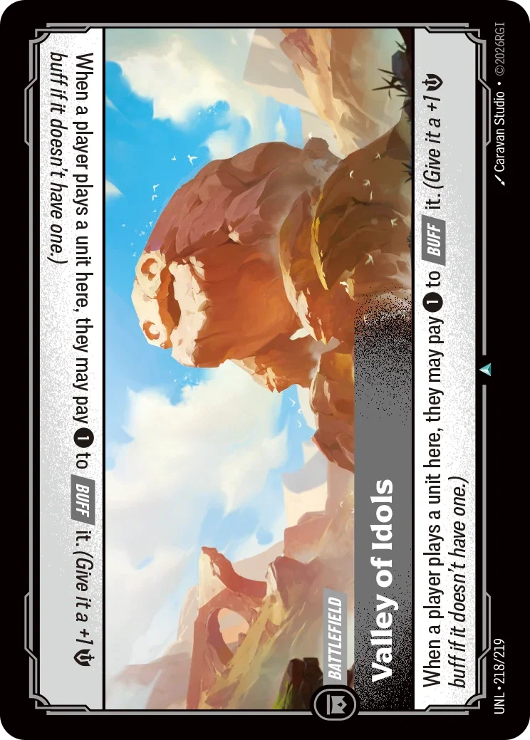 Valley of Idols - 218/219 (UNL)  Uncommon