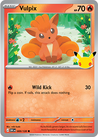 Vulpix - 009/128 (30C) Common