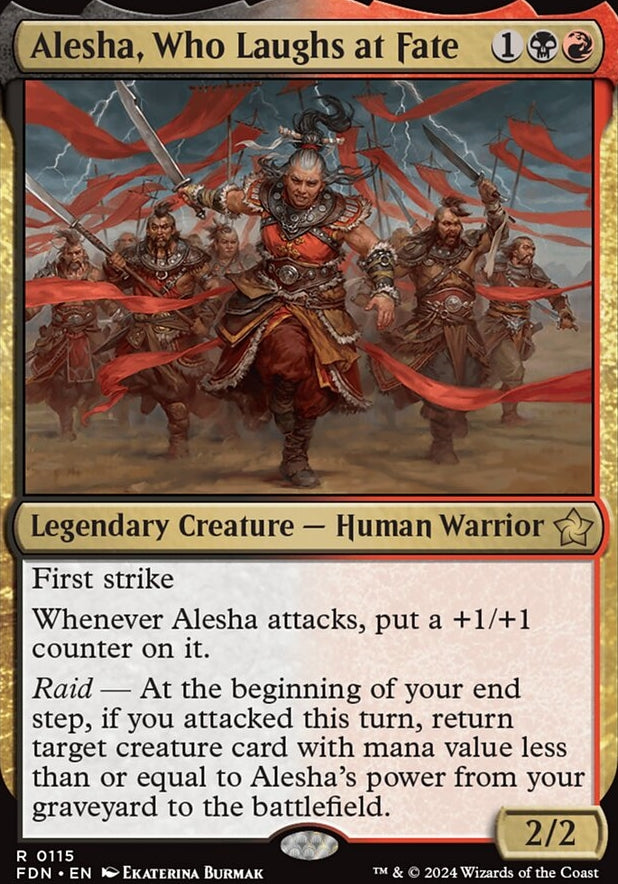 Alesha, Who Laughs at Fate [