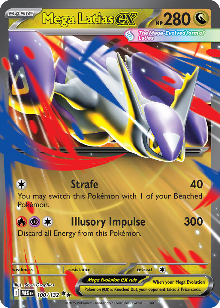 Mega Latias ex - 100/132 (MEG) Double Rare