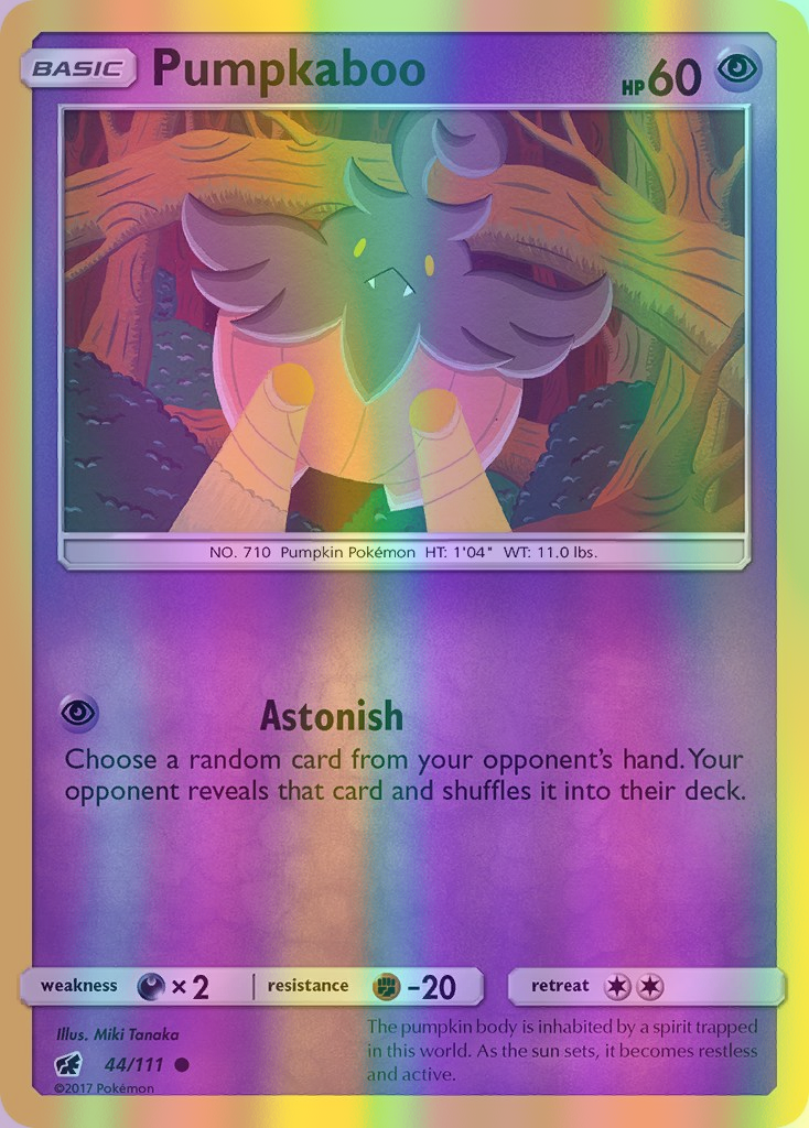 Pumpkaboo - 044/111 (CIN) Common - Near Mint Reverse Holofoil