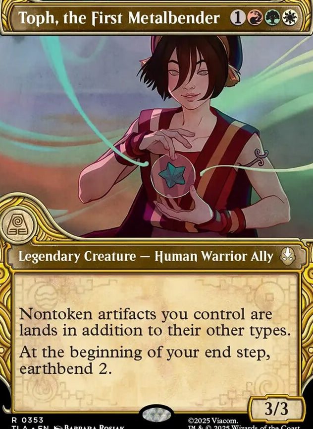 Toph, the First Metalbender [ #0353 Showcase ] (TLA-R)