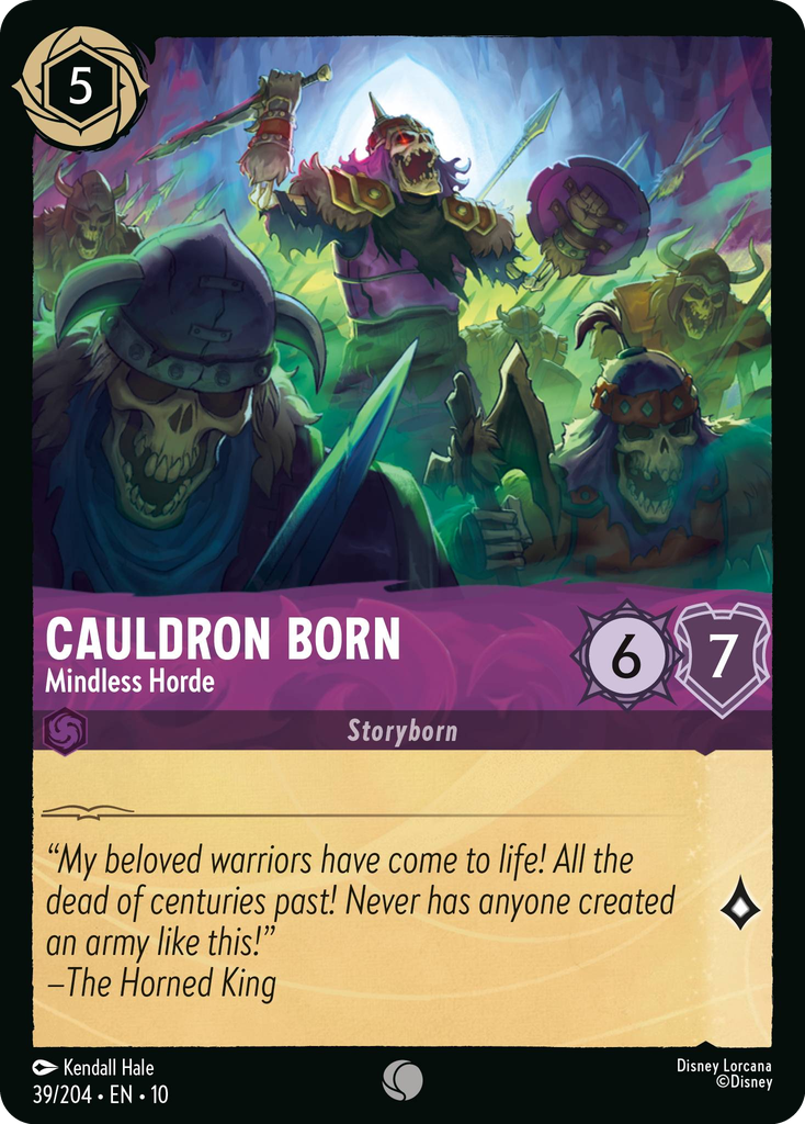 Cauldron Born - Mindless Horde (039/204 - Whispers in the Well) Common