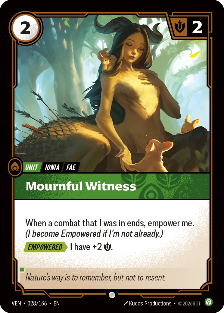 Mournful Witness - 028/166 (VEN) Common