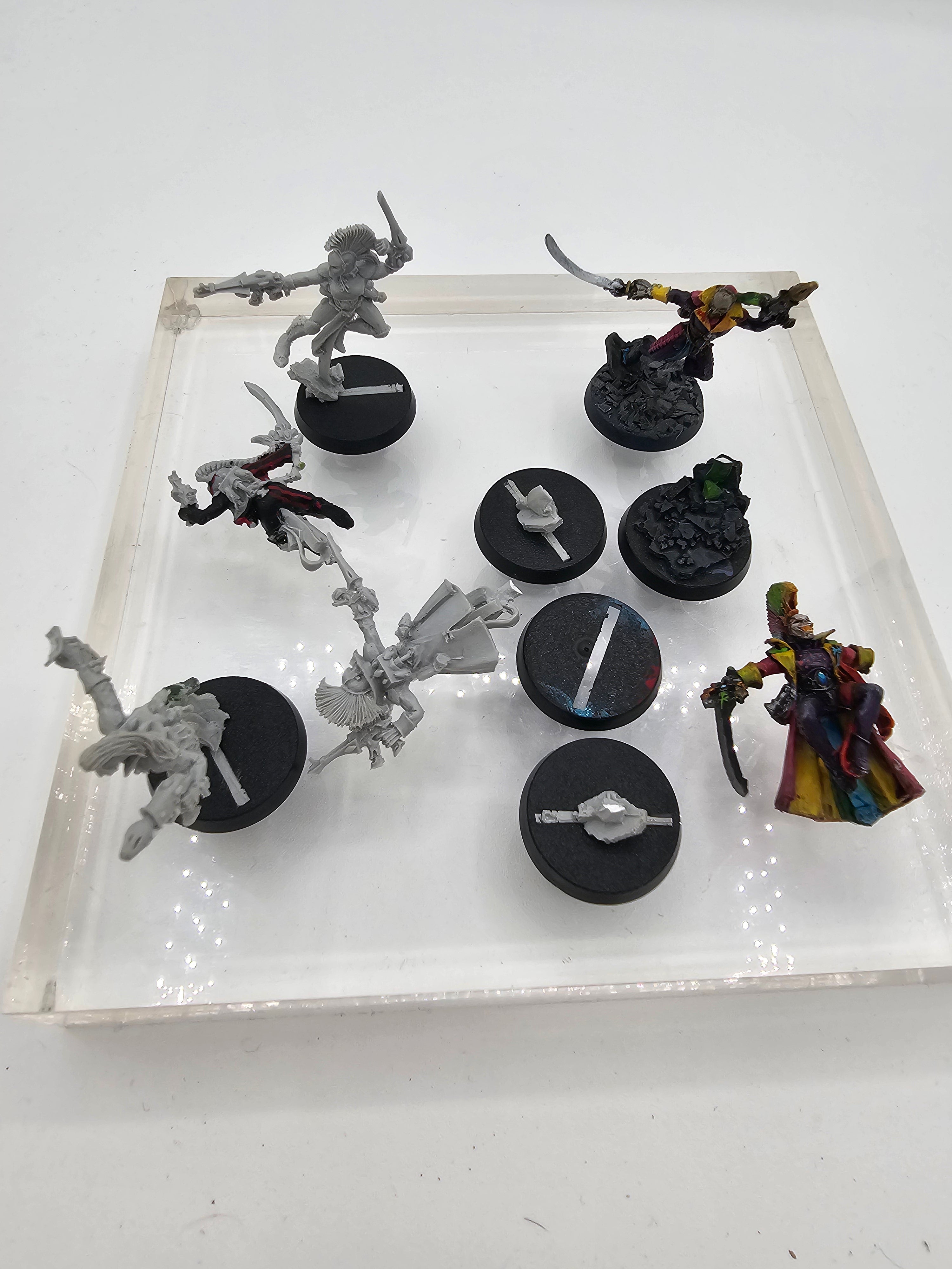 40K: Aeldari -  Harlequin: Troupe (USED, FINECAST, OOP) [LOT #1]