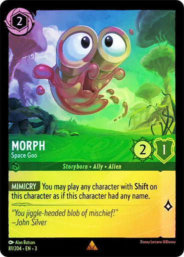 Morph - Space Goo (Into the Inklands 081/204) Rare - Near Mint Cold Foil