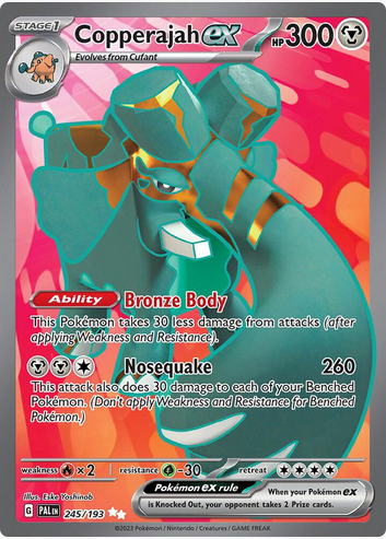 Copperajah ex - 245/193 (PAL) Ultra Rare - Near Mint Holofoil