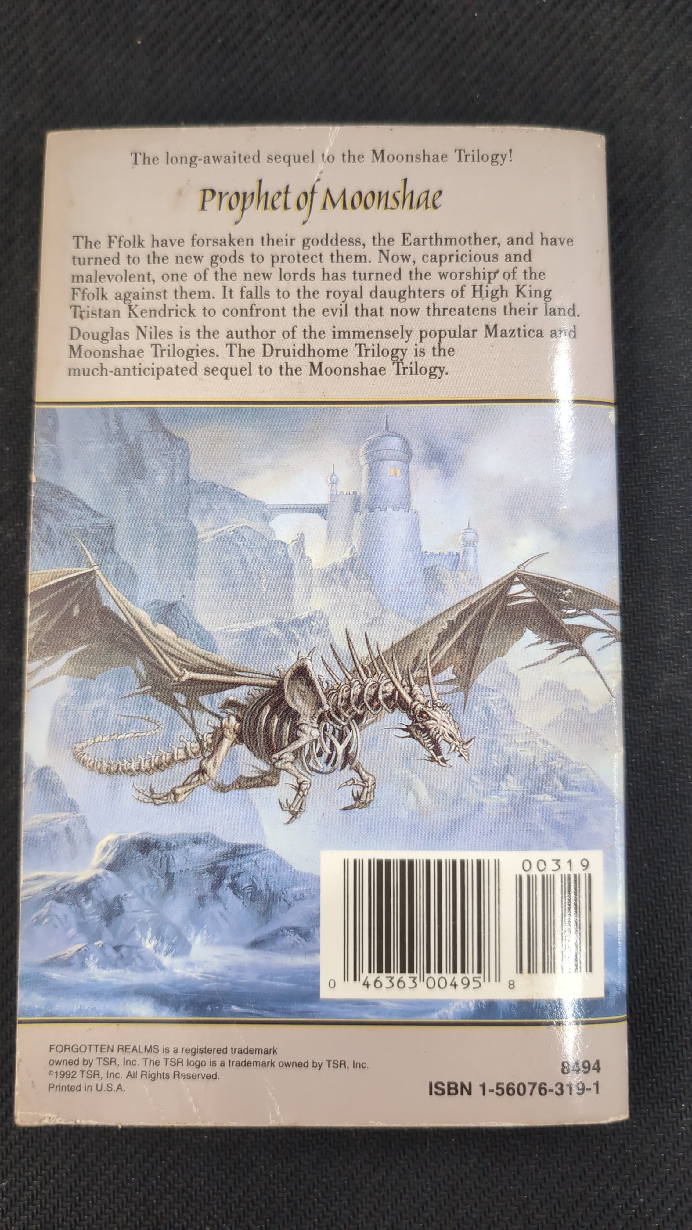 Forgotten Realms: Prophet of Moonshae - The Druidhome Trilogy Book I [ Paperback ] (USED)