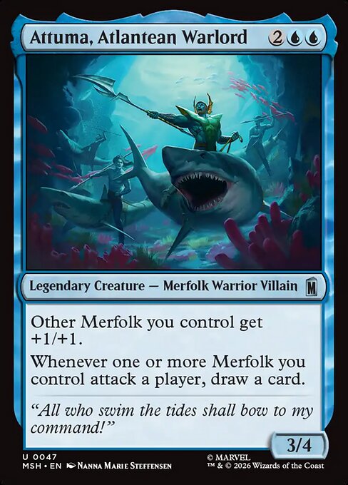 Attuma, Atlantean Warlord [ #0047 ] (MSH-U)