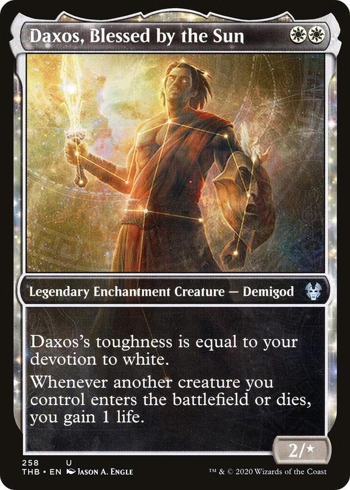 Daxos, Blessed by the Sun [#258 Showcase] (THB-U-FOIL)