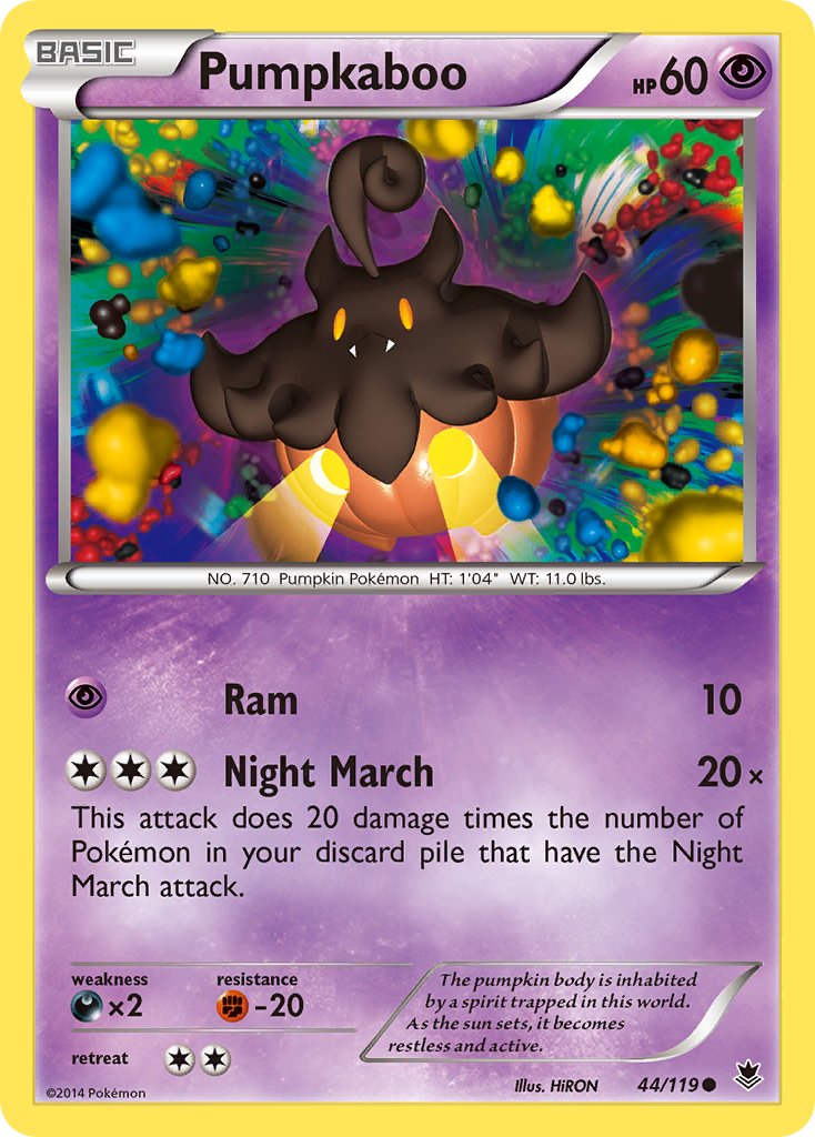 Pumpkaboo - 044/119 (PHF) Common - Near Mint