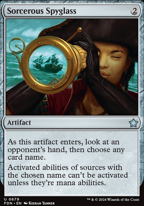 Sorcerous Spyglass [#0679 Starter Collection] (FDN-U)