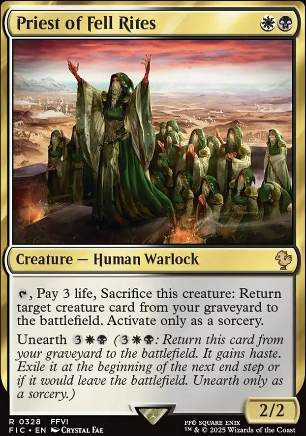 Priest of Fell Rites [ #0328 ] (FIC-R)