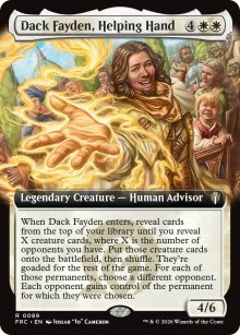 Dack Fayden, Helping Hand [ #0089 Extended Art ] (FRC-R)