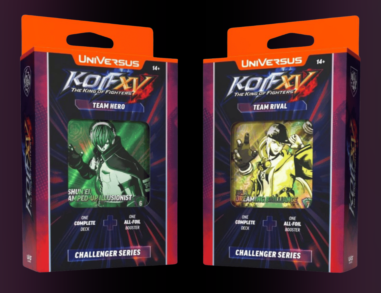 Universus TCG: The King of Fighters XV: Challenger Series Deck Bundle (Team Hero & Team Rival)
