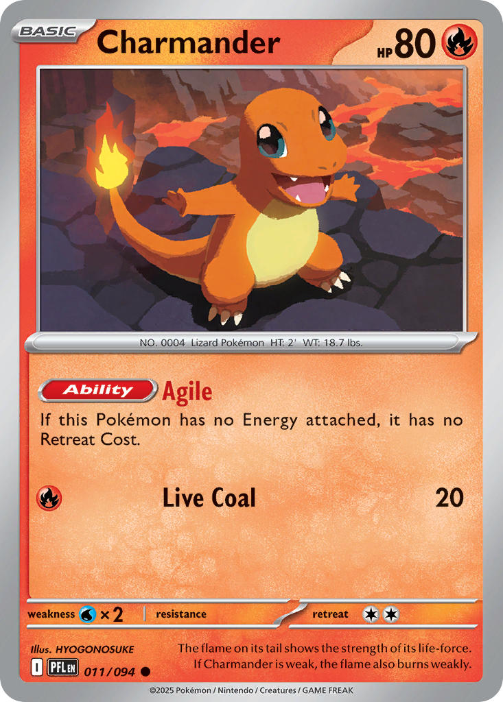 Charmander - 011/094 (PFL) Common