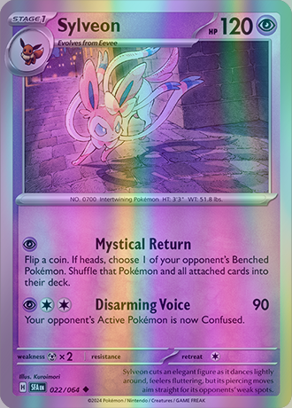 Sylveon - 022/064 (SFA) Uncommon - Near Mint Reverse Holofoil