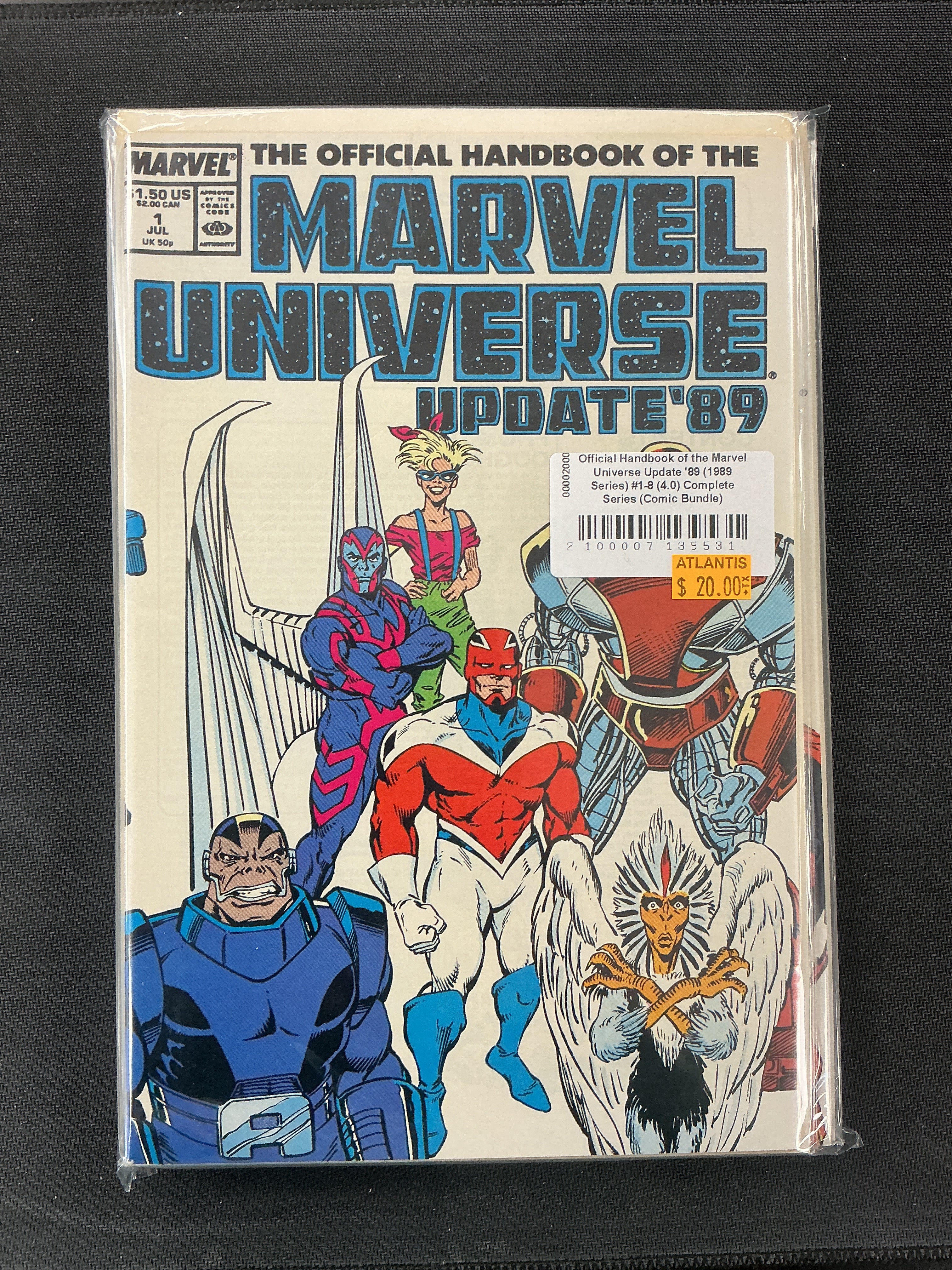 Official Handbook of the Marvel Universe Update '89 (1989 Series) #1-8 (4.0) Complete Series (Comic Bundle)