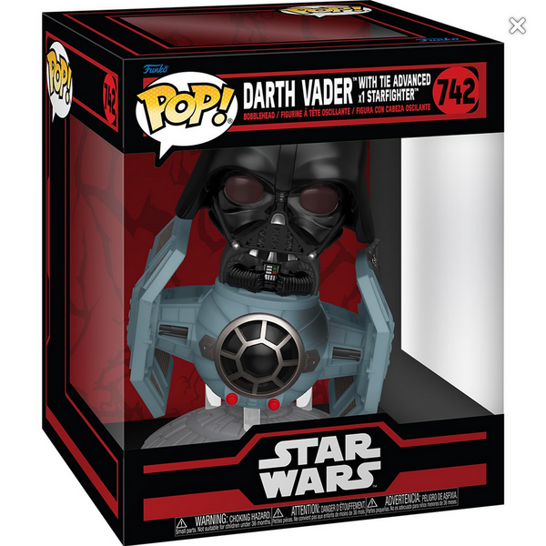 POP Figure Rides: Star Wars #0745 - Darth Vader w/ TIE Fighter Advanced x1 Starfighter