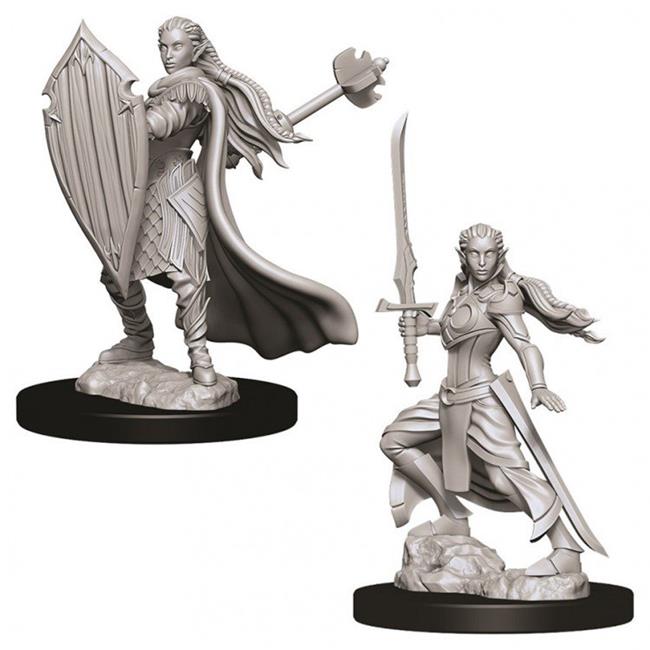 D&D: Nolzur's Marvelous Miniatures - Female Elf Paladin W9