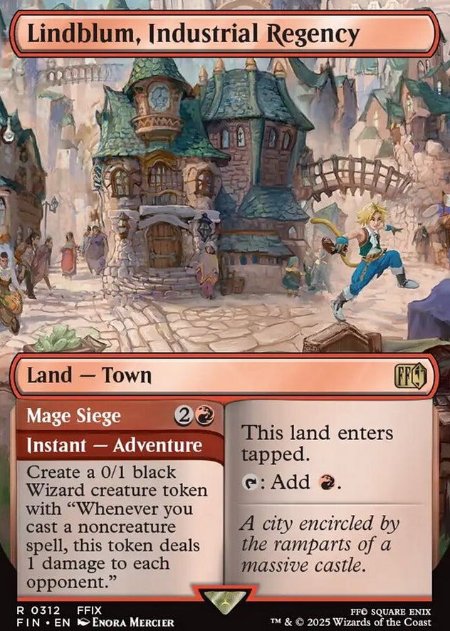 Lindblum, Industrial Regency // Mage Siege [ #0312 Alternate Art Towns ] (FIN-R)