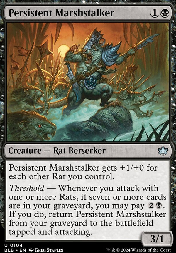 Persistent Marshstalker [#0104] (BLB-U-FOIL)