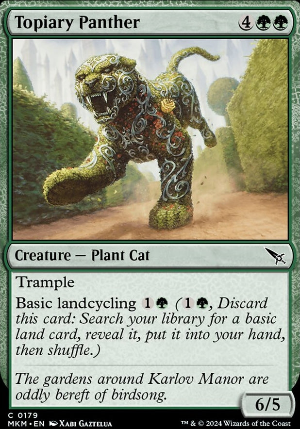Topiary Panther [#0179] (MKM-C-FOIL)