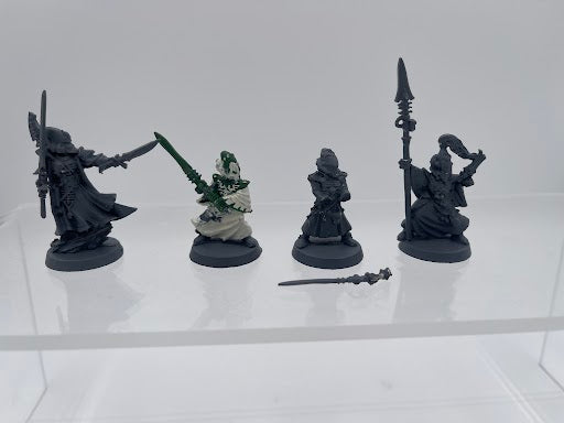 40K: Aeldari Farseer and Warlocks (USED, METAL) Lot 1