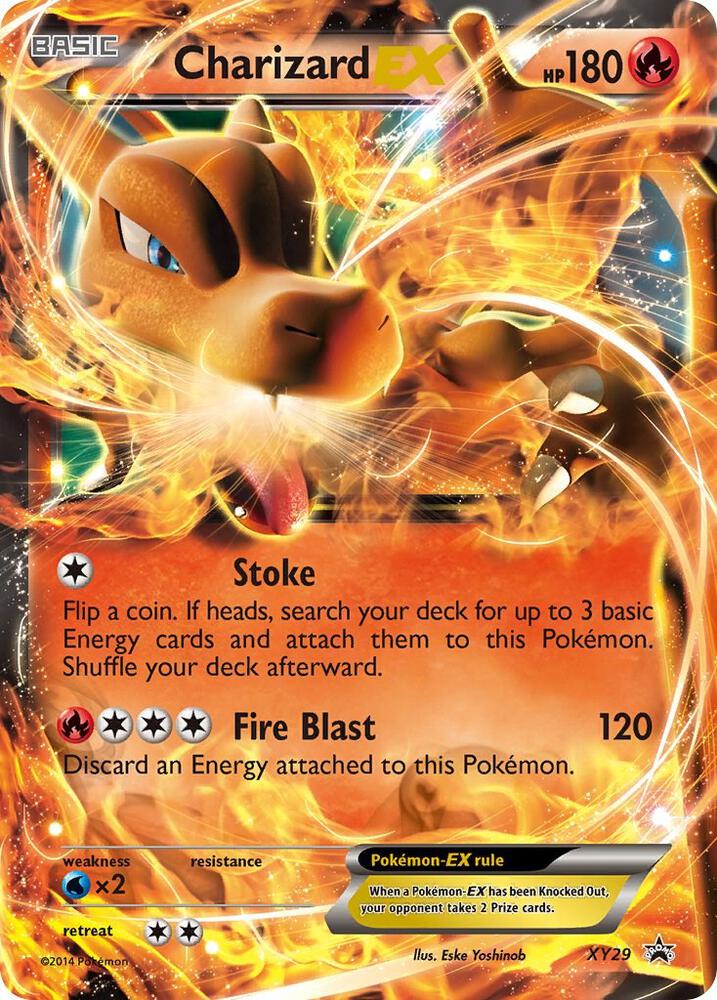 Charizard EX - XY29 (XY:PR) Promo - Moderate Play Holofoil