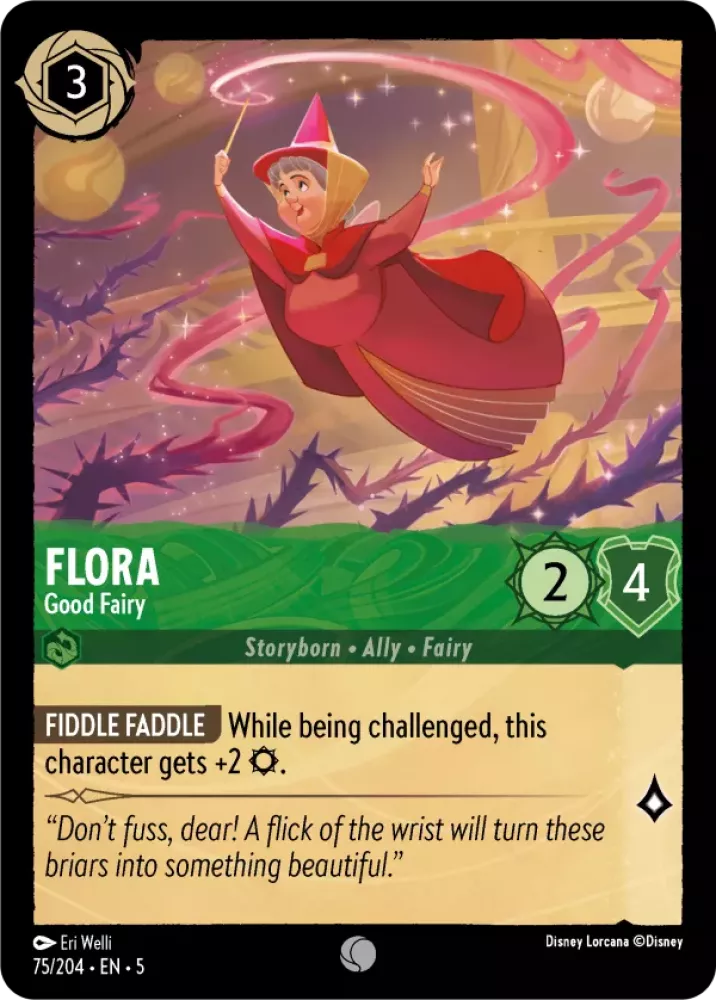 Flora - Good Fairy (Shimmering Skies 075/204) Common - Near Mint