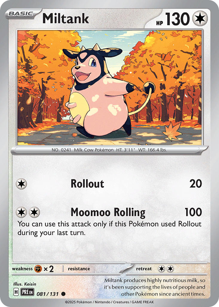 Miltank - 081/131 (PRE) Common - Near Mint