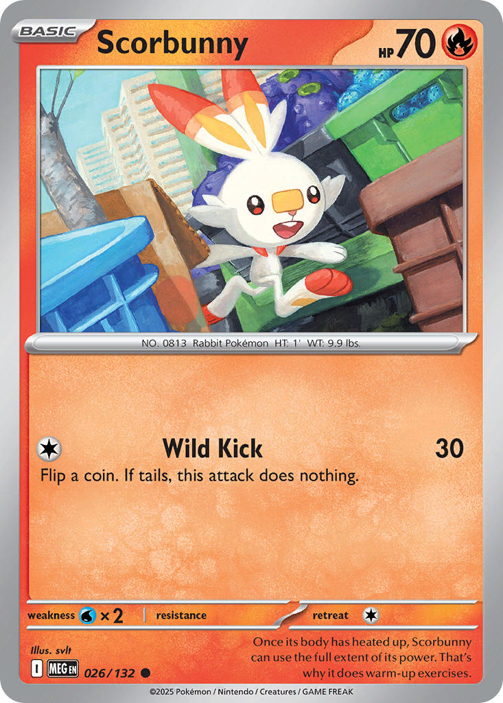 Scorbunny - 026/132 (MEG) Common
