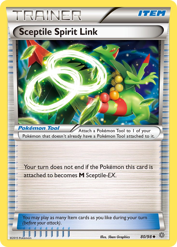 Sceptile Spirit Link - 080/098 (AOR) Uncommon - Near Mint