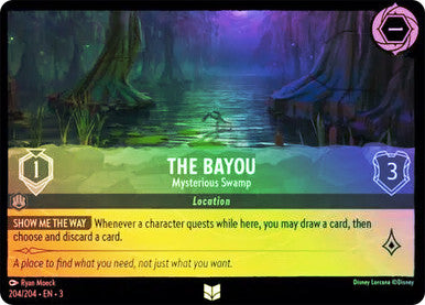 The Bayou - Mysterious Swamp (Into the Inklands 204/204) Uncommon - Near Mint Cold Foil