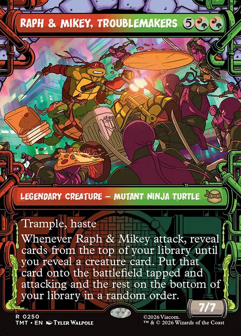 Raph & Mikey, Troublemakers [ #0250 Sewer Frame Showcase ] (TMT-R)