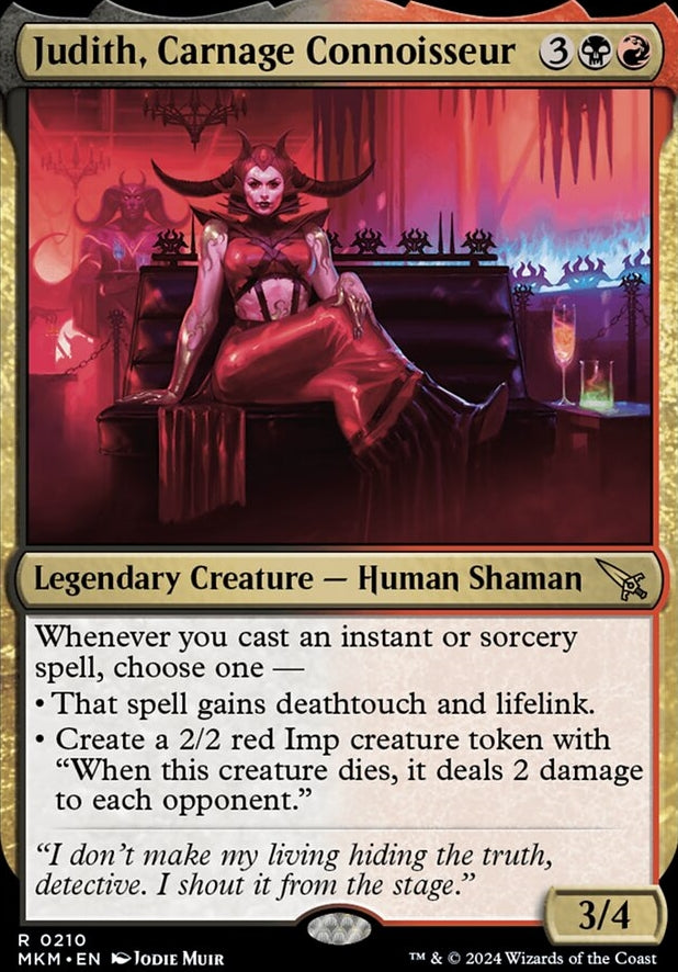 Judith, Carnage Connoisseur [#0210] (MKM-R-FOIL)