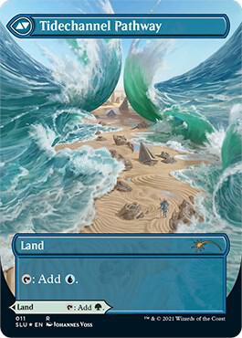 Barkchannel Pathway // Tidechannel Pathway [#011 Borderless] (SLU-R-FOIL)