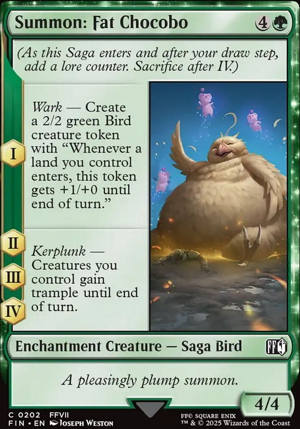 Summon: Fat Chocobo [ #0202 ] (FIN-C)