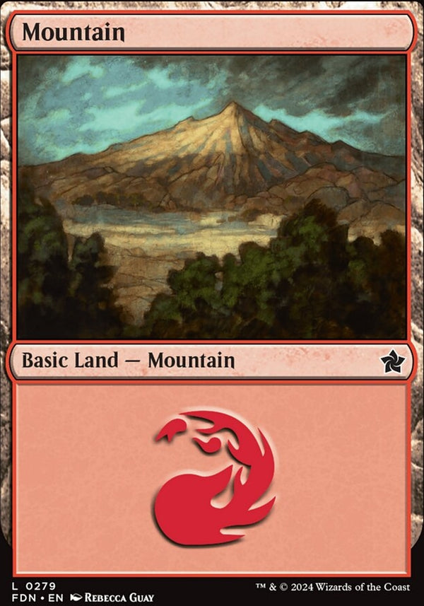 Mountain [#0279 Full Art] (FDN-C)