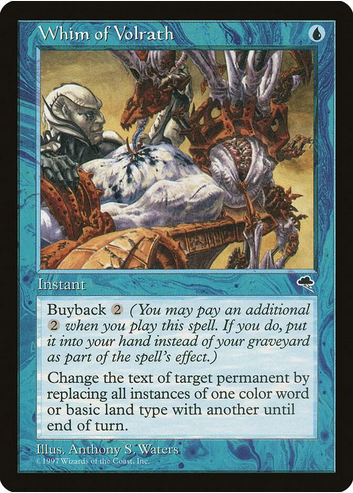 Whim of Volrath (TMP-R) Moderate Play