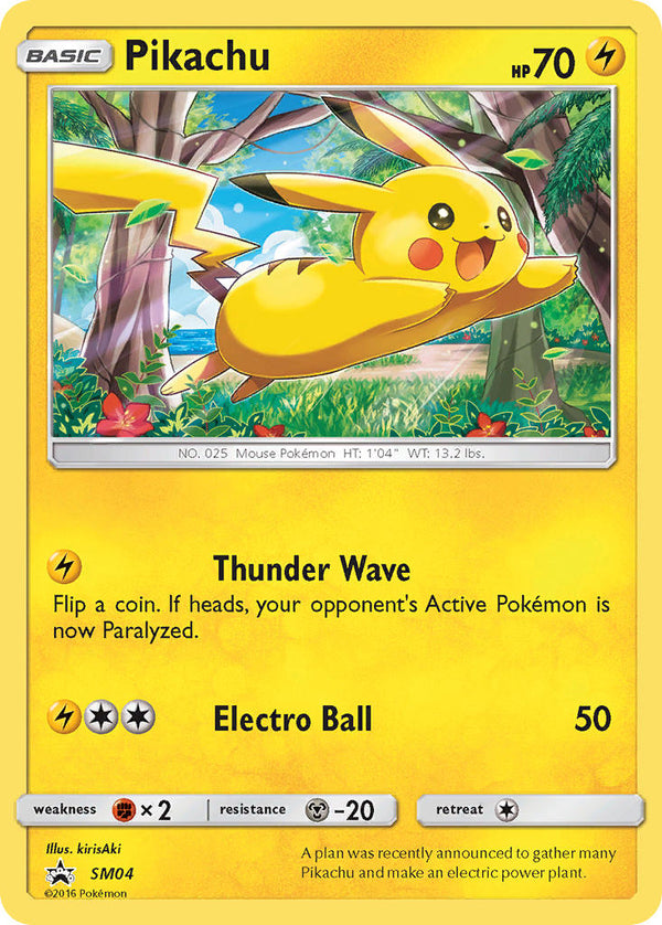 Pikachu - SM04 (SM:PR) Promo - Near Mint Holofoil