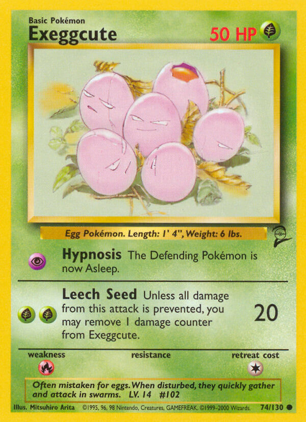 Exeggcute - 074/130 (BS2) Common - Near Mint