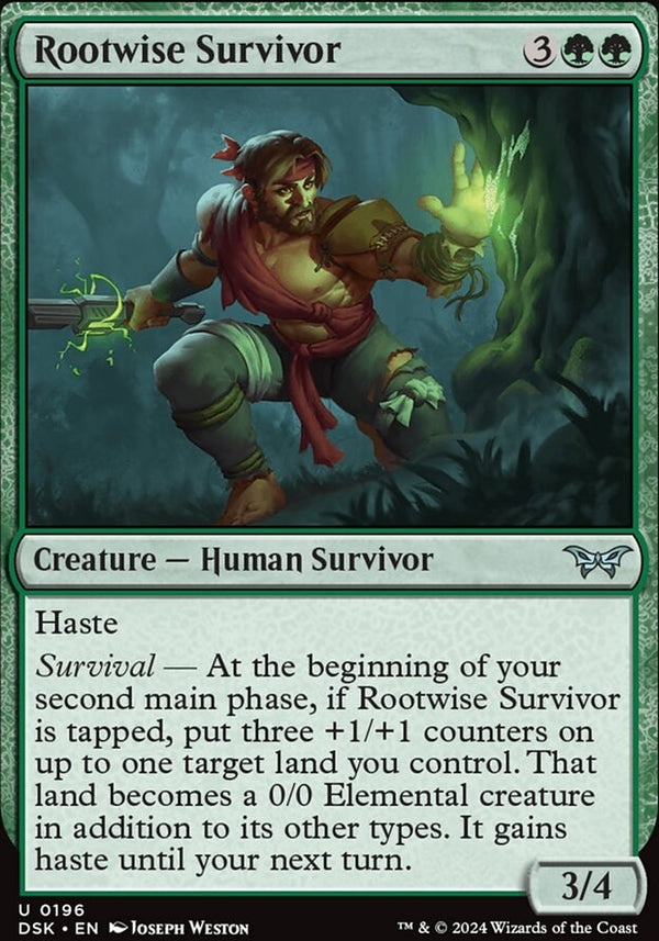 Rootwise Survivor [#0196] (DSK-U-FOIL)