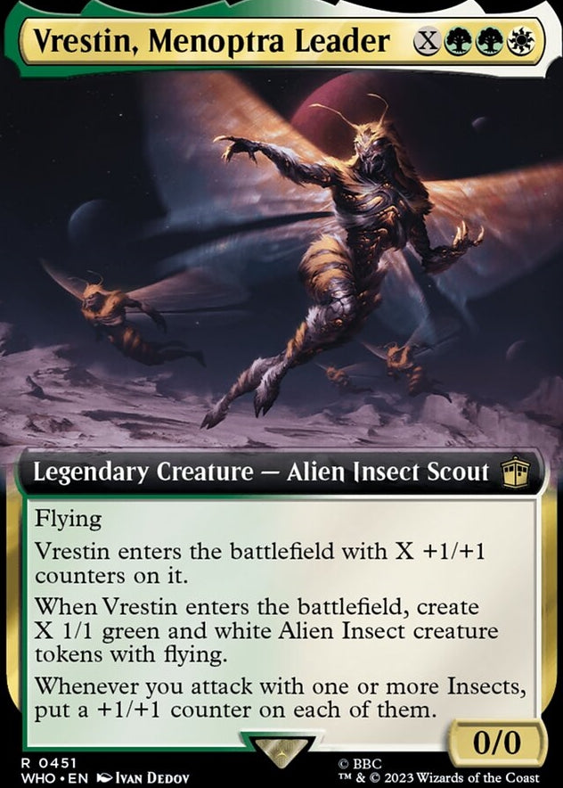 Vrestin, Menoptra Leader [#0451 Extended Art] (WHO-R)
