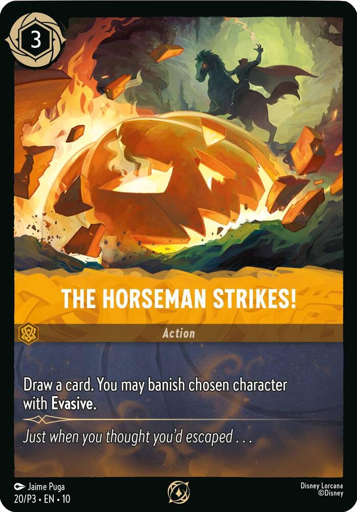 The Horseman Strikes! (DLPC - 20/P3)  Promo Near Mint Foil